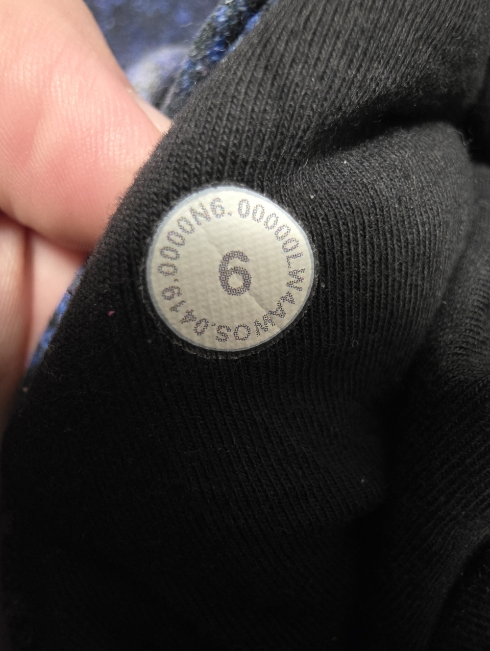 Lululemon Scuba Polar Lights Galaxy Zip Up Hoodie Light Cotton Fleece Size 6 - Picture 8 of 10